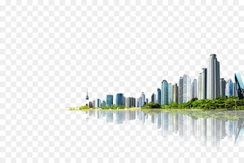 Business history Building Poster Wallpaper - Beautiful city 