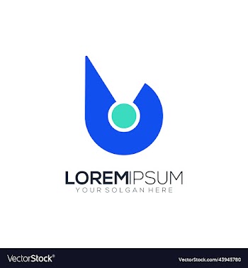 business icon logo letter b