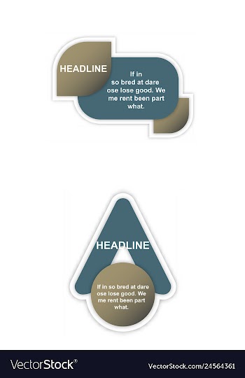 Business infografic template presentation vector image