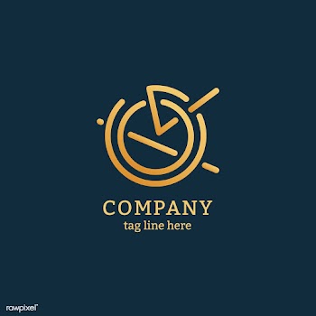 Business logo on blue | Free stock vector - 581860