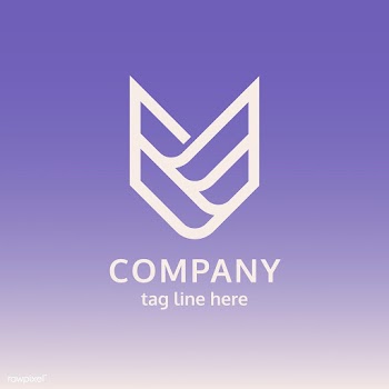 Business logo on purple | Free stock vector - 581858