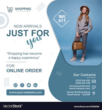 business luxury food social media promotion banner