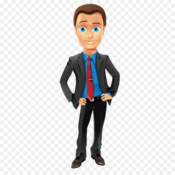 Business Man Cartoon Character Illustration - Business people 