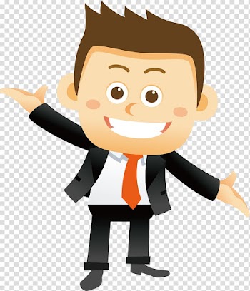 Business man , Cartoon Illustration, Happy people transparent background PNG clipart