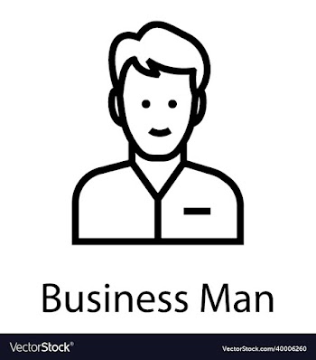 business man icon member personal manager