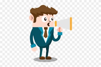 Business Man With Megaphone, Business, People, Man - Persona Con Megafono Png