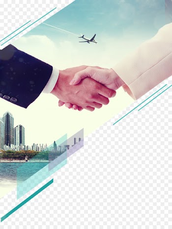 Business marketing Company Investment Management - Handshake cooperation 