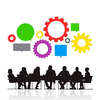 Business meeting about systems | Free stock vector - 394096