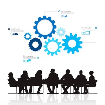 Business meeting about systems | Free stock vector - 394105