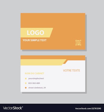 Business model name card luxury modern black vector image