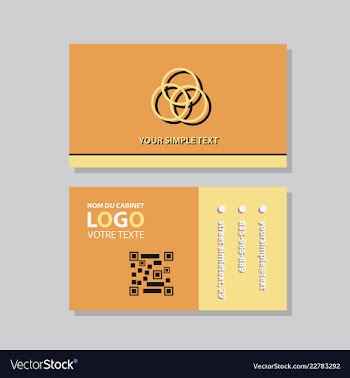 Business model name card luxury modern black vector image