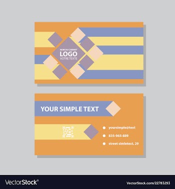 Business model name card luxury modern black vector image