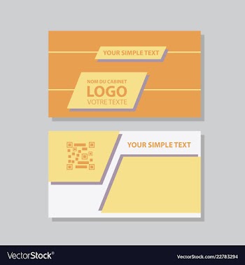 Business model name card luxury modern black vector image