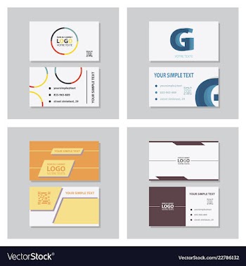 Business model name card luxury modern black vector image