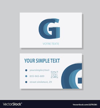 Business model name card luxury modern black vector image