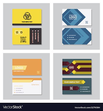 Business model name card luxury modern black vector image