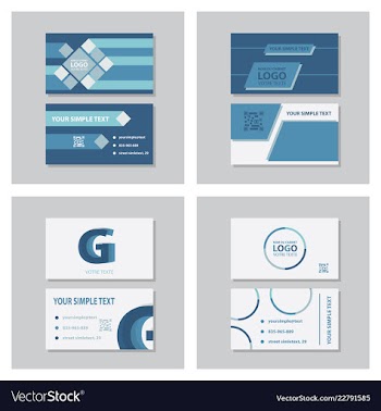 Business model name card luxury modern black vector image