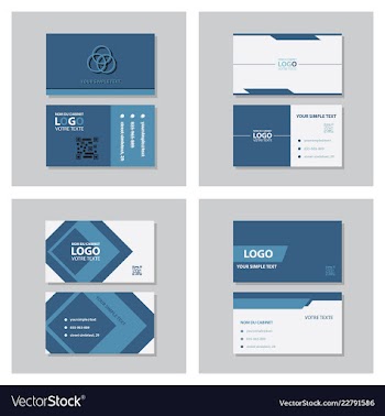 Business model name card luxury modern black vector image