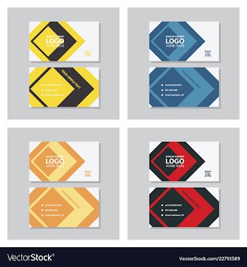 Business model name card luxury modern black vector image