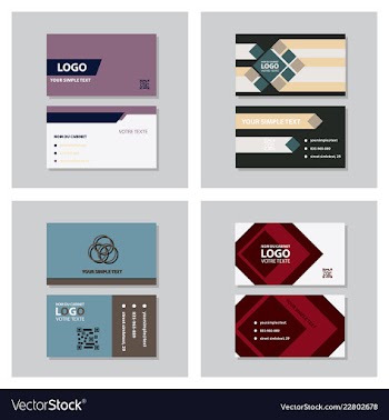 Business model name card luxury modern black vector image