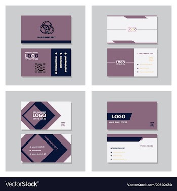 Business model name card luxury modern black vector image