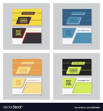 Business model name card luxury modern black vector image