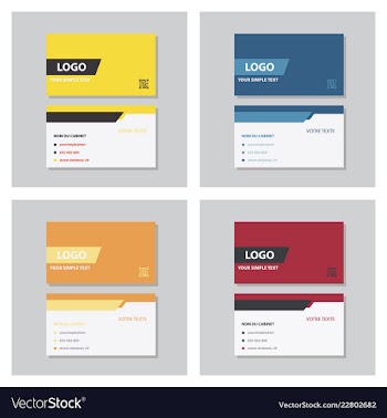 Business model name card luxury modern black vector image
