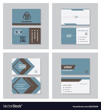 Business model name card luxury modern black vector image
