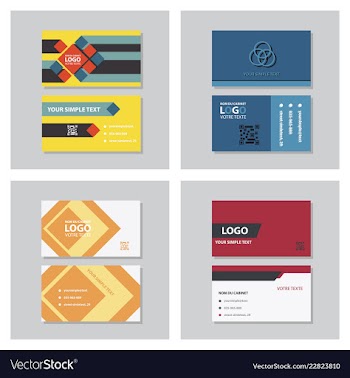Business model name card luxury modern black vector image
