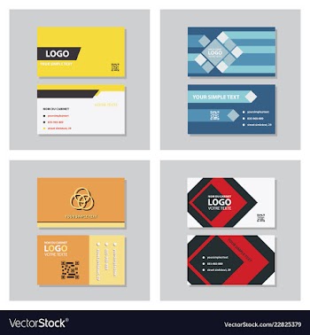Business model name card luxury modern black vector image
