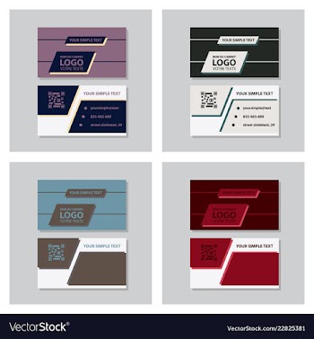 Business model name card luxury modern black vector image