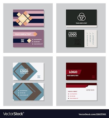 Business model name card luxury modern black vector image