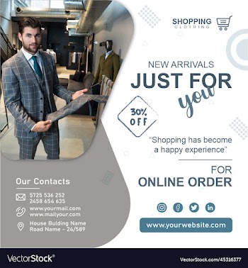 business new season fashion sale banner