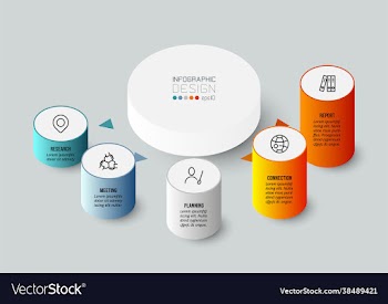 business or marketing diagram infographic template