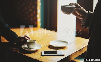 Business people having a coffee break