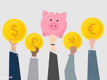 Business people holding currencies illustrati.. | Free stock vector - 437636