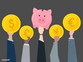 Business people holding currencies illustrati.. | Free stock vector - 437638