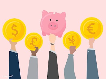 Business people holding currencies illustrati.. | Free stock vector - 437639
