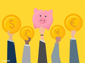 Business people holding currencies illustrati.. | Free stock vector - 437644