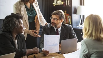 Business people in a Meeting