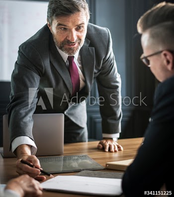 Business people in discussion