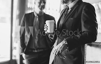 Business people on a coffee break