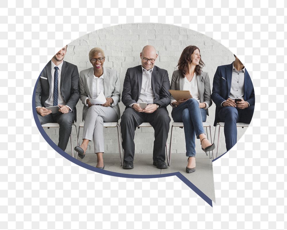 Business people png speech bubble, | Free PNG - rawpixel