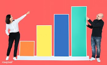 Business people presenting a growing business.. | Free stock psd mockup - 492180