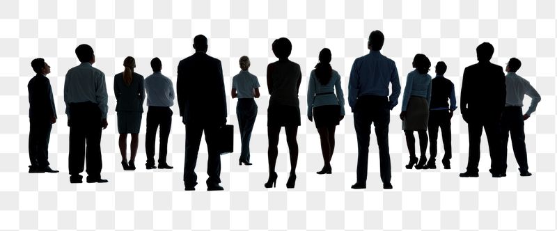 Business people silhouette png sticker, | Free PNG - rawpixel
