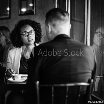 Business people talking