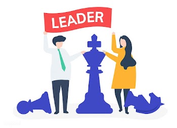 Business people with leadership flag and gian.. | Free stock vector - 478436