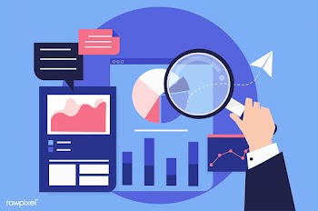 Business performance analysis with graphs | Free stock vector - 478002