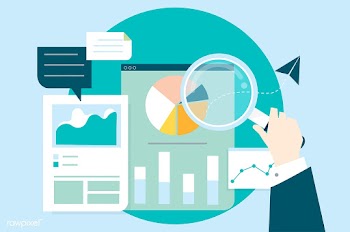 Business performance analysis with graphs | Free stock vector - 479010