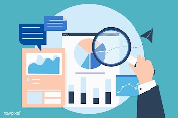 Business performance analysis with graphs | Free stock vector - 481124